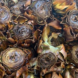 Alcachofas Al Horno De Leña