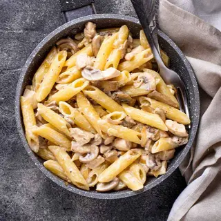 Penne Poulet Champignons