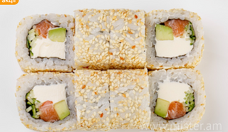 Рол Філадельфія в кунжуті з тунцем