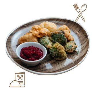 Coliflor y Brócoli Rebozados