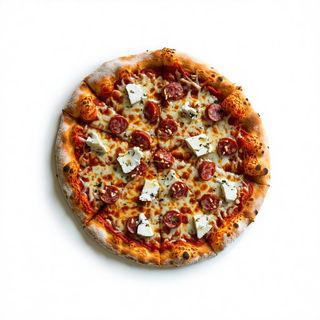 Pizza salsiccia e brie