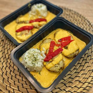 Pastel de carne con salsa de rustido