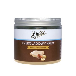 Czekoladowy Krem Czekolada Biała i Orzechy Laskowe 200g