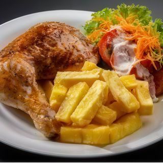 Menu pollo A la Brasa / Medio