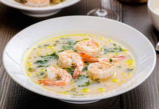 Zupa z krewetkami