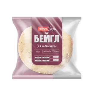 Бейгл з яловичиною 190г