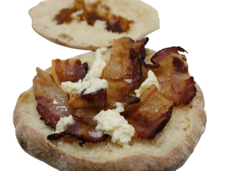 Lepinja sa slaninom u umaku od belog luka