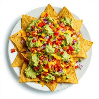 Nachos con verdure