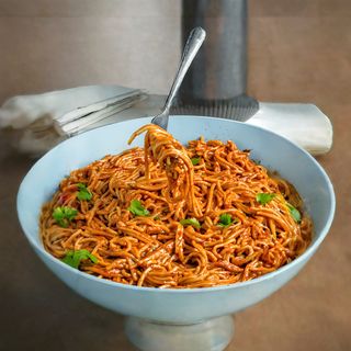 Jollof Spaghetti