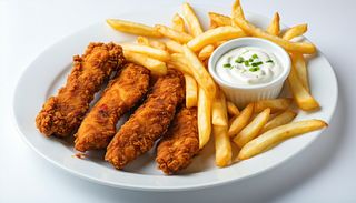 Meniu Bistro Strips în fulgi de porumb