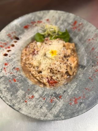 Risotto cu pui si ciuperci