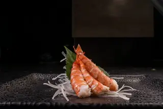 Ebi sashimi