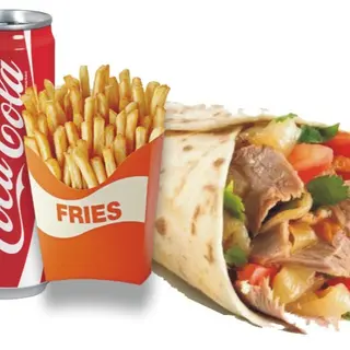 Menù piadina kebab maxi