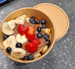 Bol waffels fructe