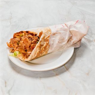 Pita z frytkami bez surówek