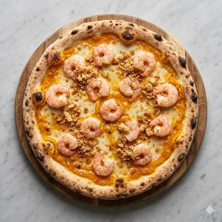 Zucca e gamberi