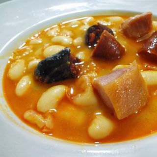 Judías del barco con matanza 