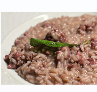 Risotto salsiccia e Bonarda - min 2 porzioni