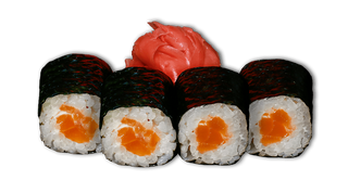 Рол з лососем (6шт)