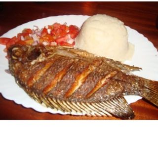 Special  Fish Served With Ugali