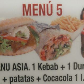 Menú 5 Asia