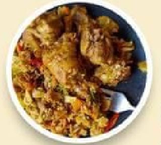 Chicken string hoppers kottu - menu famiglia
