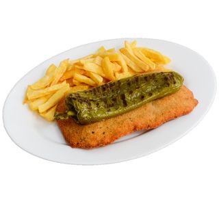 Cachopo Relleno De Jamón Serrano Y Queso De Cabra