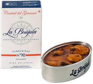 Conserva Zamburiñas Guisadas La Brujula 110 Gr.