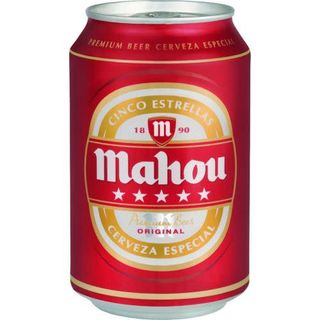 Cerveza Mahou 5 Estrellas (330 Ml.)