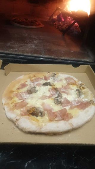 Carbonara con champiñones