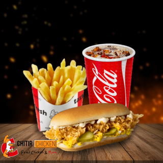 Комбо Лонг Чытыр бургер