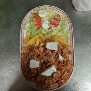 39. Plato Doner Kebab Con Queso