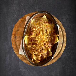 Lazanje + domaći sok od nane