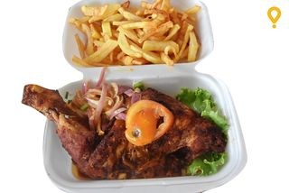 Poulet grillé + frites