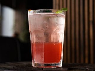 Лимонад кокос-малина