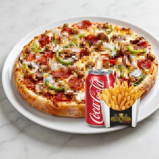Menú 6 Pizza Mediana