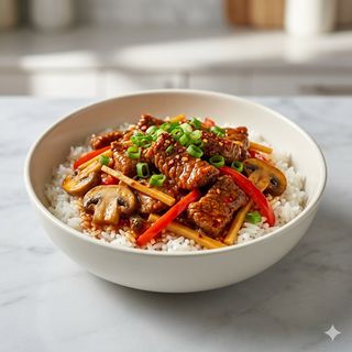 Arroz Con Ternera Picante