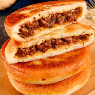 Piadina ripiena di carne alla griglia