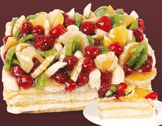 Торта Плодова пита (1 парче)