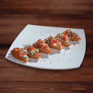 Brusketi sa gorgonzolom