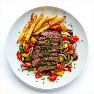 Lomo Saltado Con Patatas Fritas