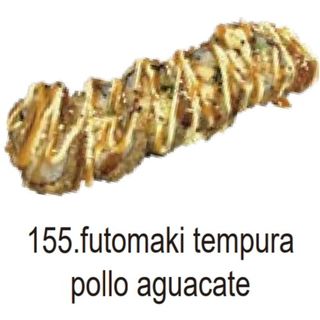 155.futomaki tempura pollo aguacate