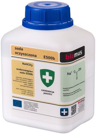 Soda oczyszczona Wodorowęglan sodu 500g BIOMUS