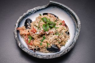 Risotto cu fructe de mare