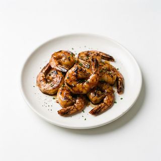 Langostinos Con Salsa De Soja