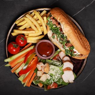 Լանչ հացով շաուրմայով