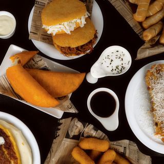 Cachapa con Queso Latino