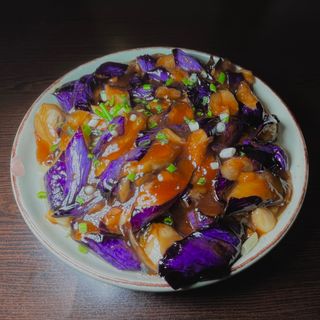 Berenjena caramelizada