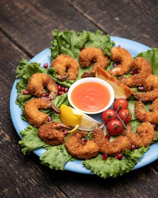 Креветки в хрустящей панировке