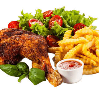 Chicken steak + Chips